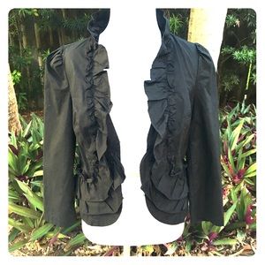 INC International Concepts Fun Ruffle Blazer Sml